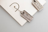 Dior Tag Earrings