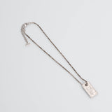 Dior Tag Rhinestone Necklace