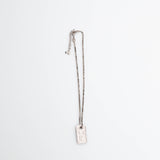 Dior Tag Rhinestone Necklace