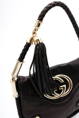 Gucci Leather Britt Tassel Bag