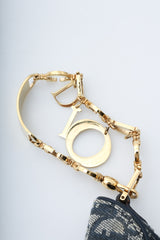 Dior Monogram Mini Saddle Wristlet Bag