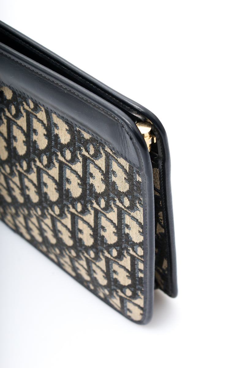 Dior Navy Monogram Clutch Bag
