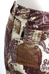 Cavalli Graphic Print Trousers