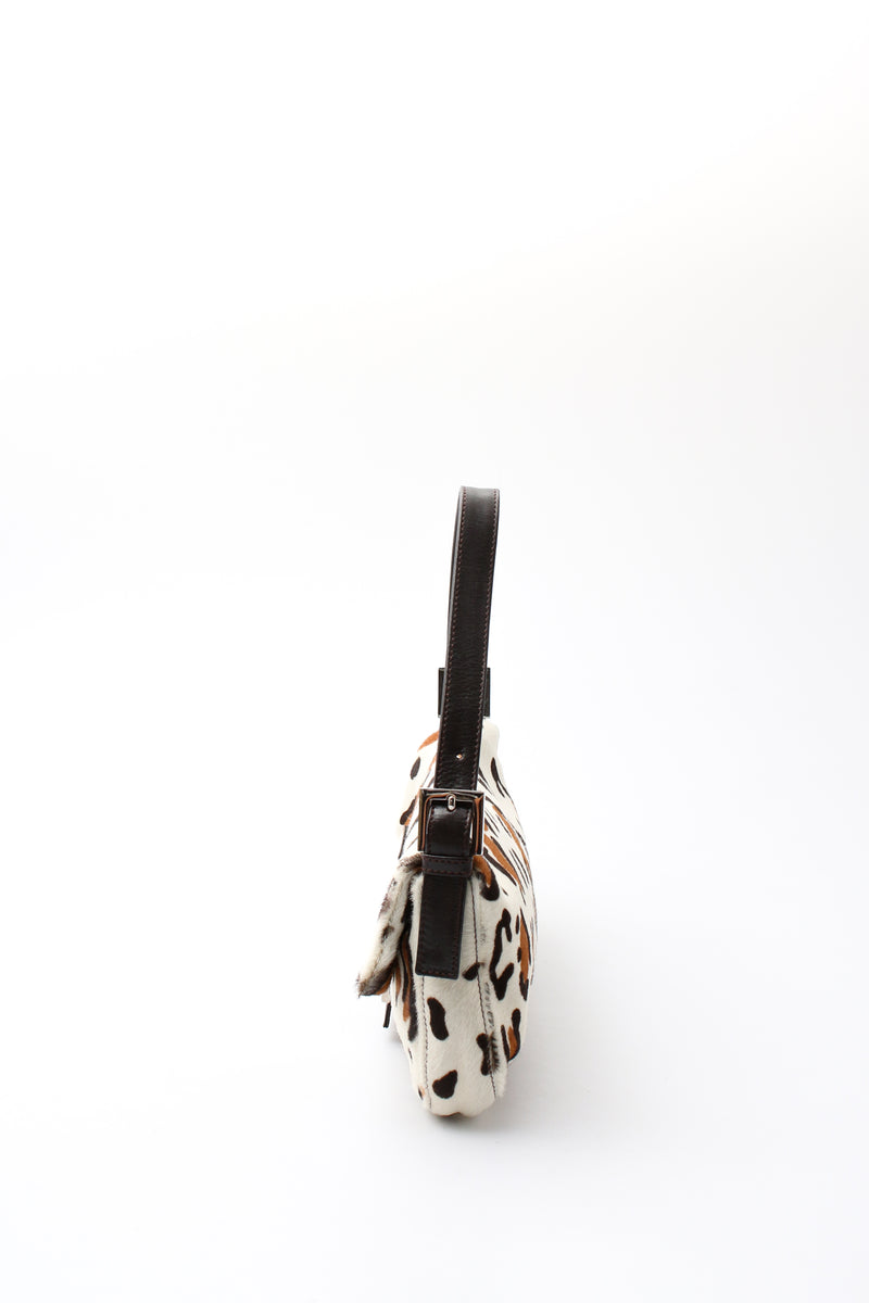 Fendi Leopard Pony Hair Baguette