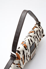 Fendi Leopard Pony Hair Baguette