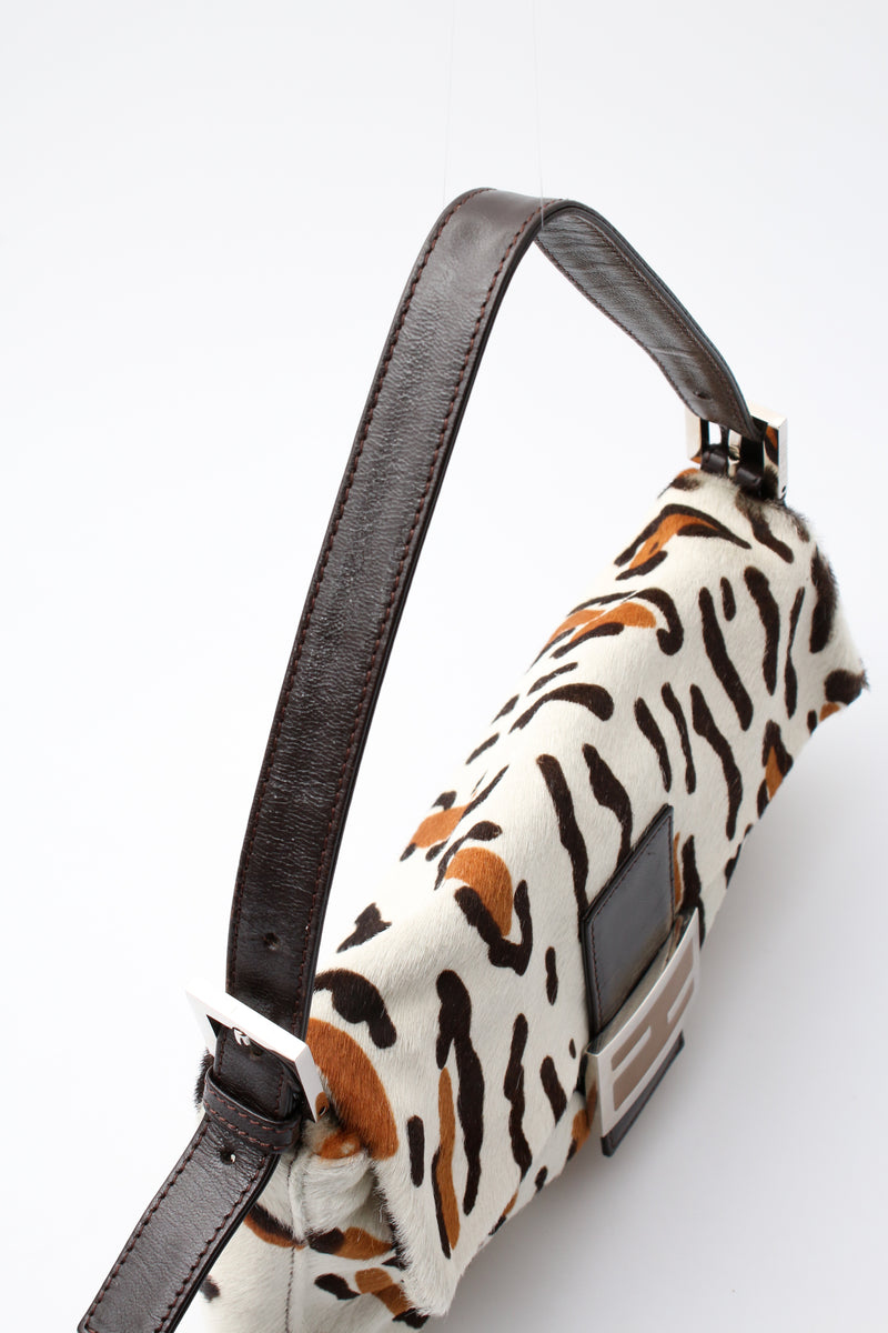 Fendi Leopard Pony Hair Baguette