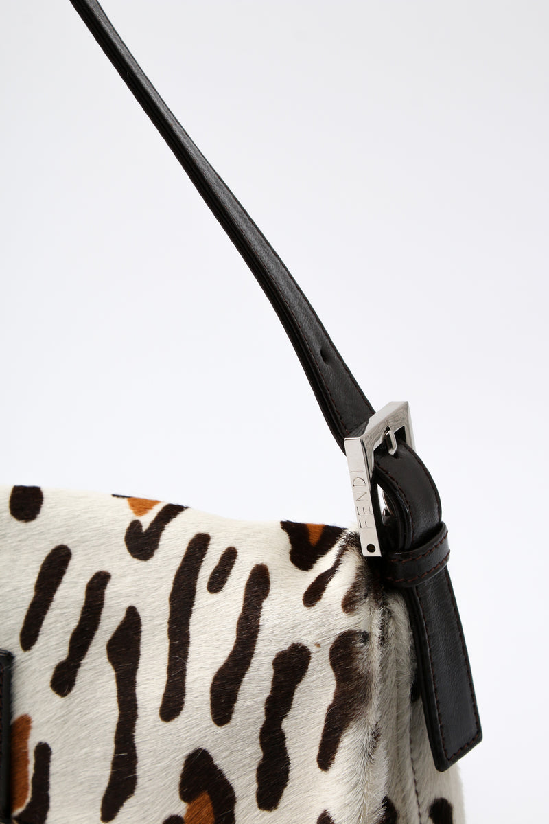 Fendi Leopard Pony Hair Baguette