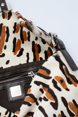 Fendi Leopard Pony Hair Baguette