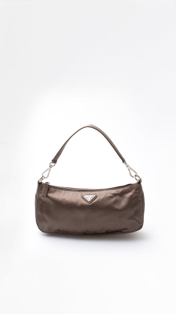Prada Satin Pochette Bag