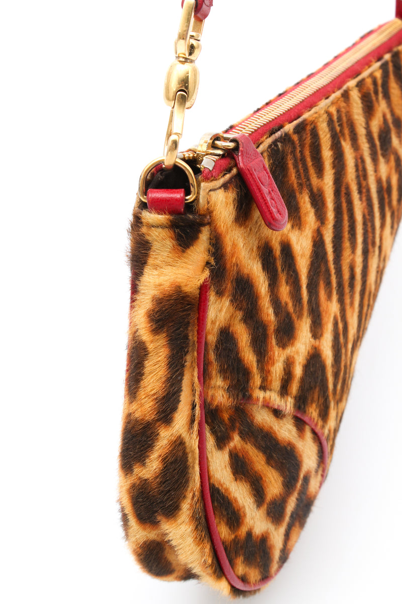 Dior Leopard Mini Saddle Bag