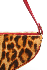 Dior Leopard Mini Saddle Bag