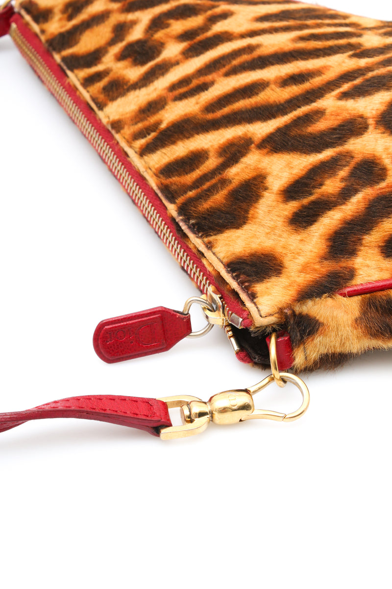 Dior Leopard Mini Saddle Bag