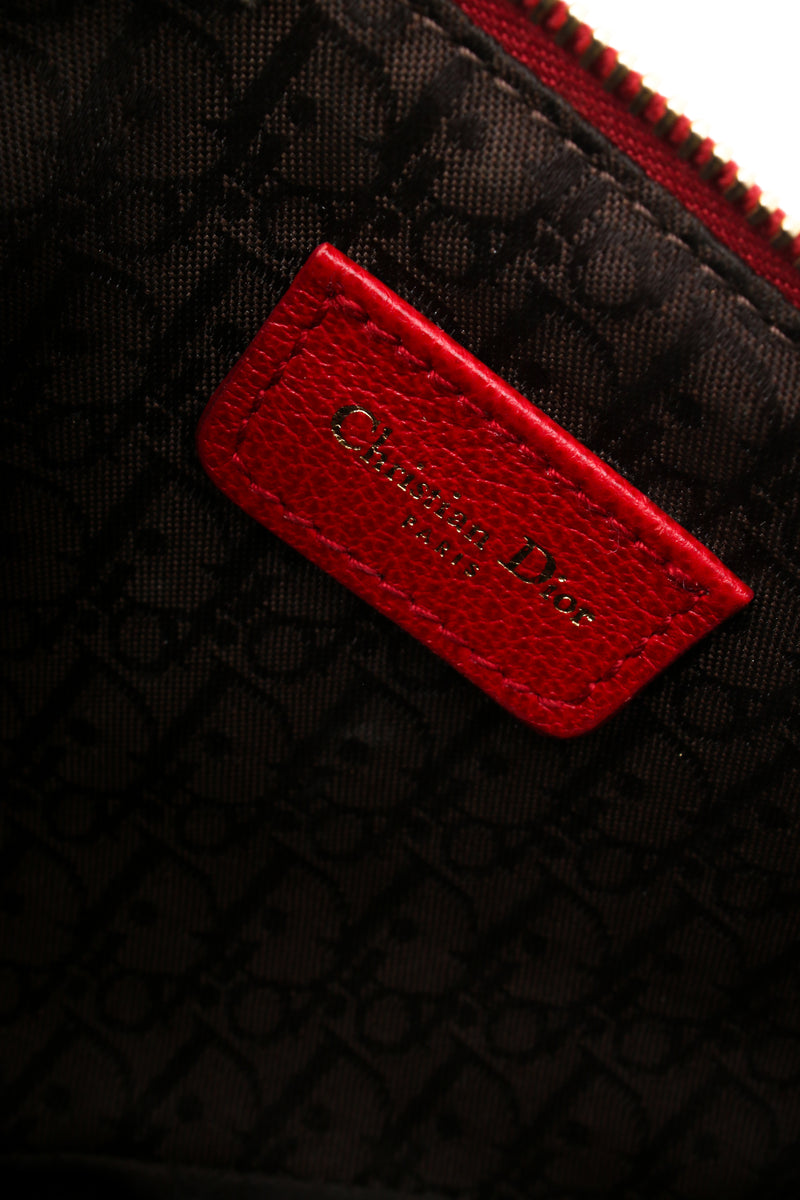 Dior Leopard Mini Saddle Bag