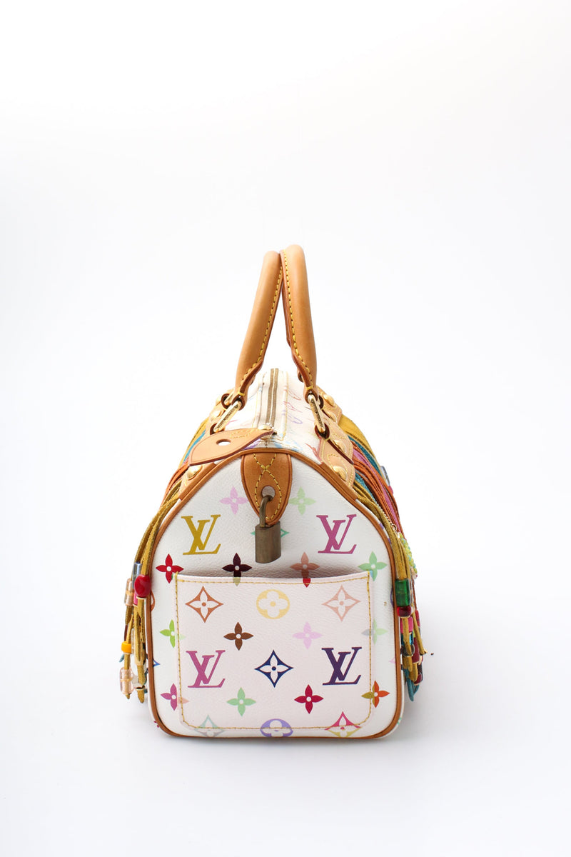 Louis Vuitton X Takashi Murakami Monogram Fringe Speedy 25