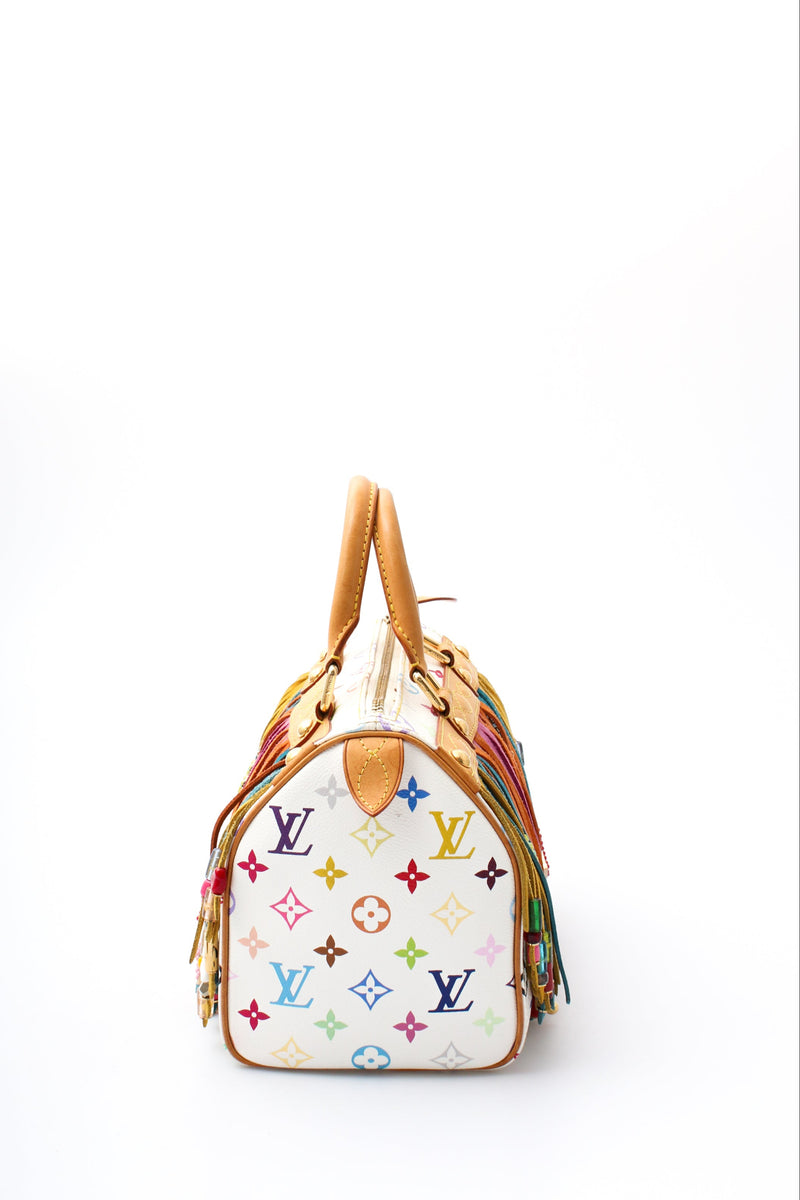 Louis Vuitton X Takashi Murakami Monogram Fringe Speedy 25
