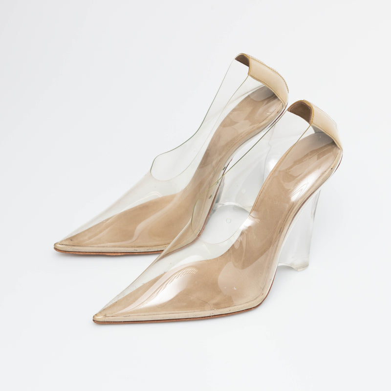 Yeezy Clear Pointed Heels – Jean Vintage - Main Image