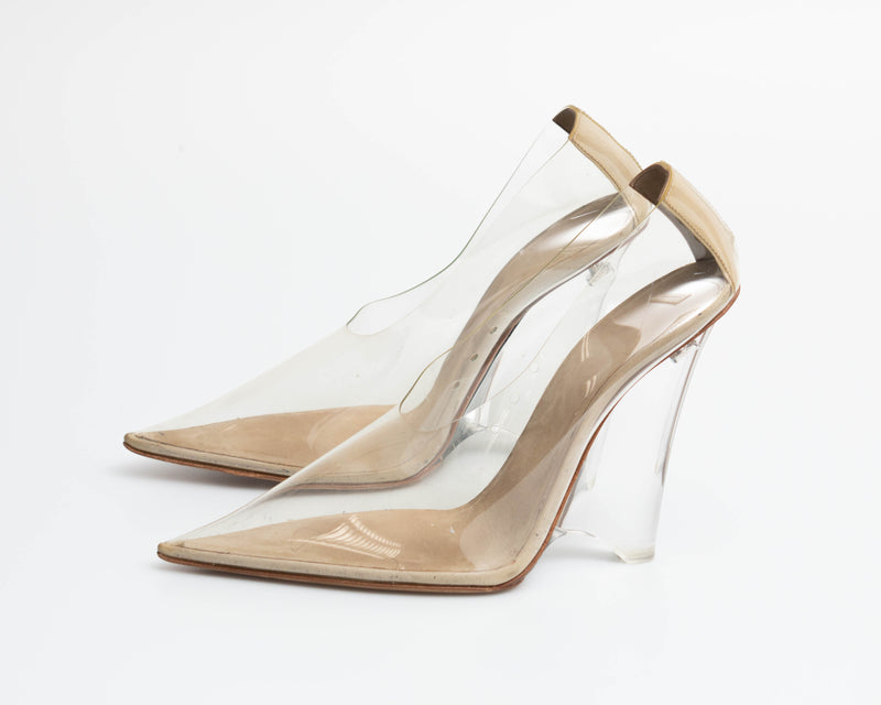 Yeezy Clear Pointed Heels – Jean Vintage - Main Image