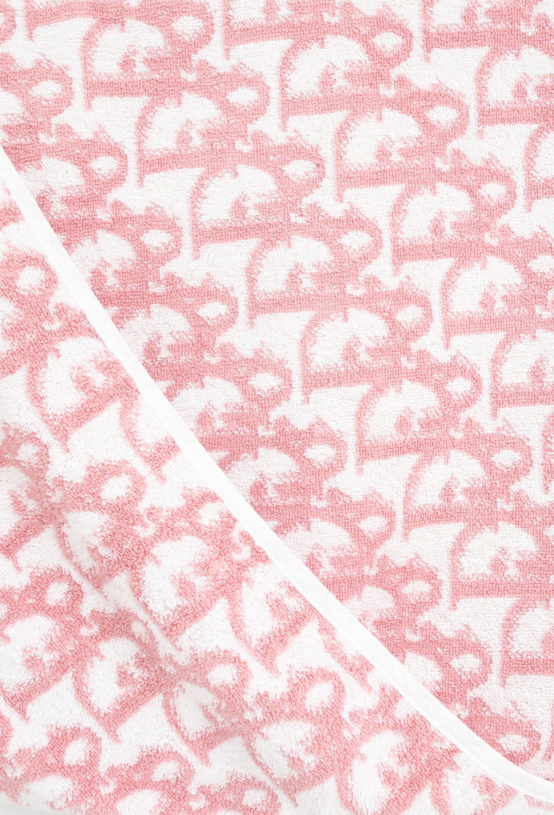 Dior Monogram Hooded Bath Towel