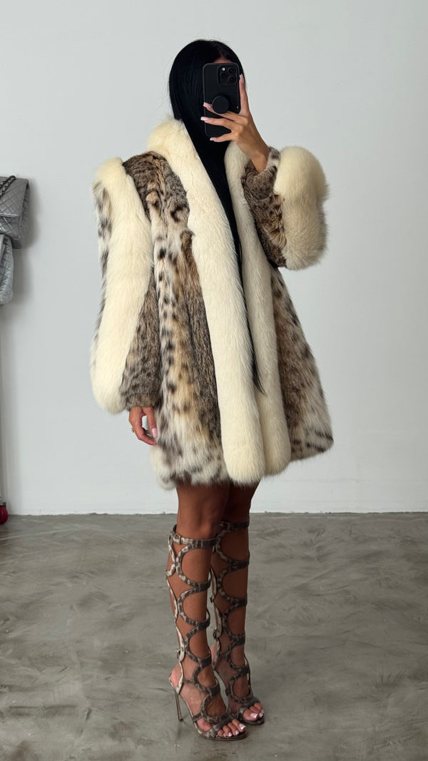 Vintage Lynx Fur Coat