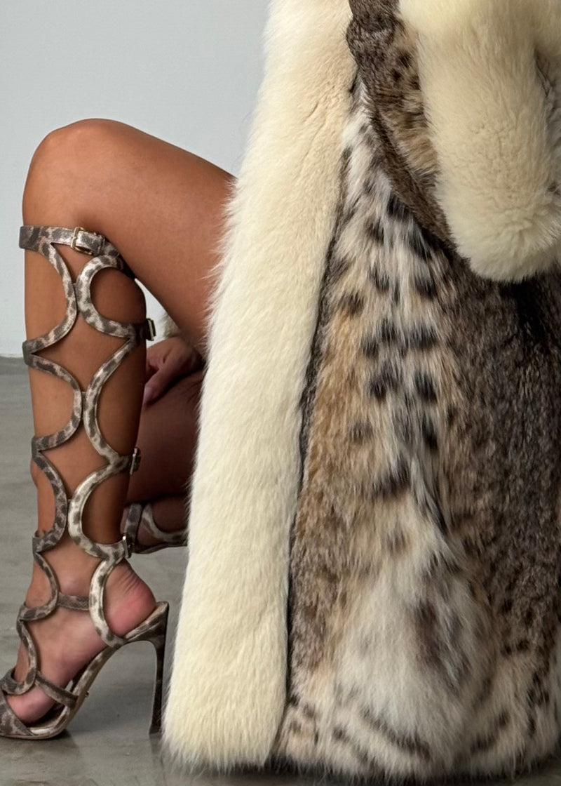 Vintage Lynx Fur Coat