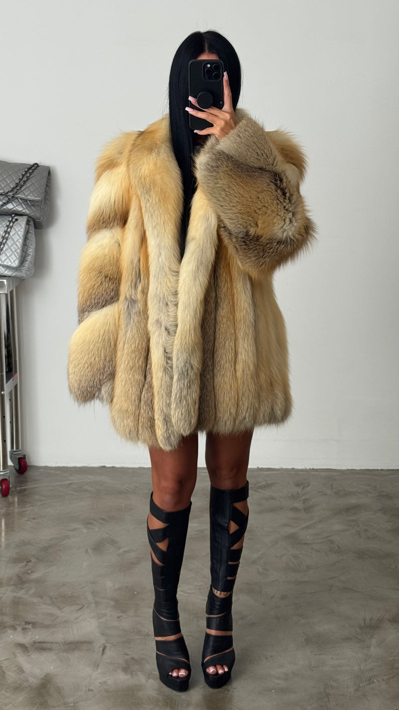 Vintage Fox Fur Coat