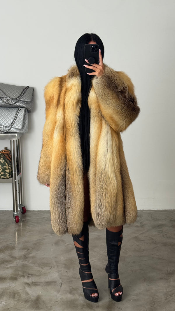 Vintage Fox Fur Coat