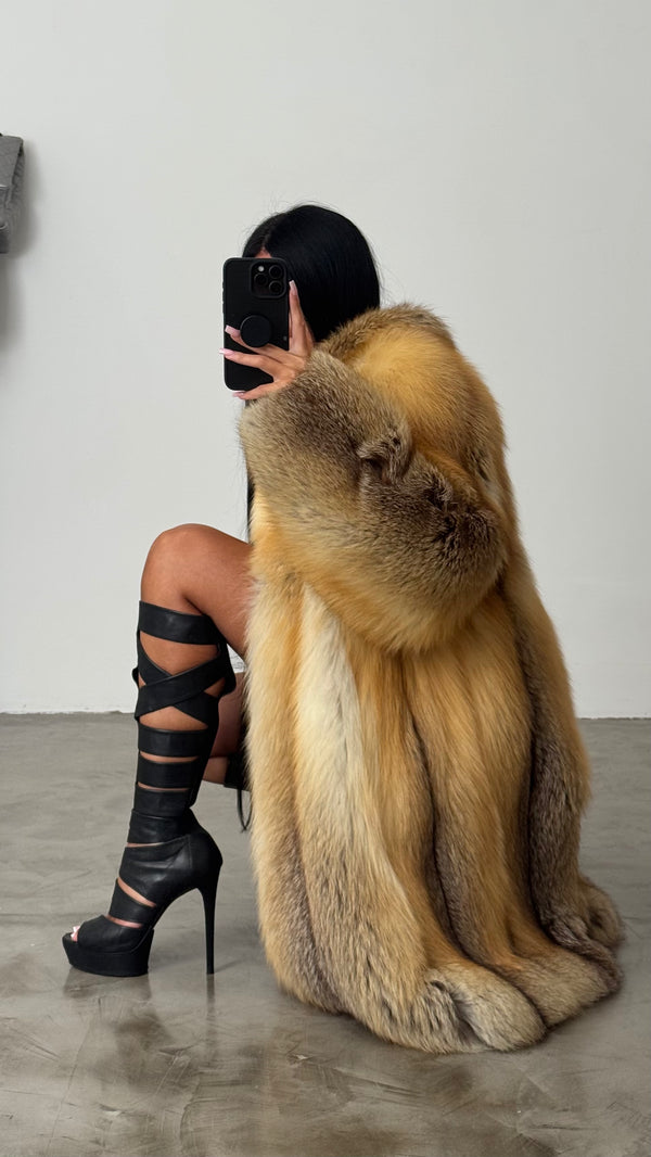 Vintage Fox Fur Coat