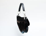 Dior Tie Dye Calf Hair Saddle Bag