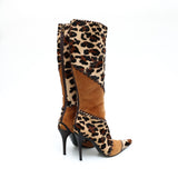 Casadei Pony Leopard Boots