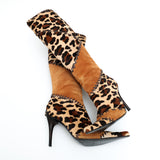 Casadei Pony Leopard Boots