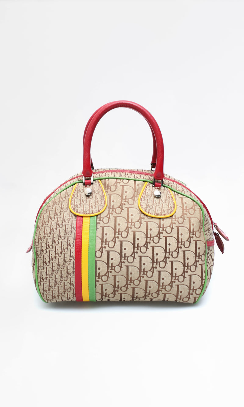 Dior Rasta Bowling Bag Jean Vintage