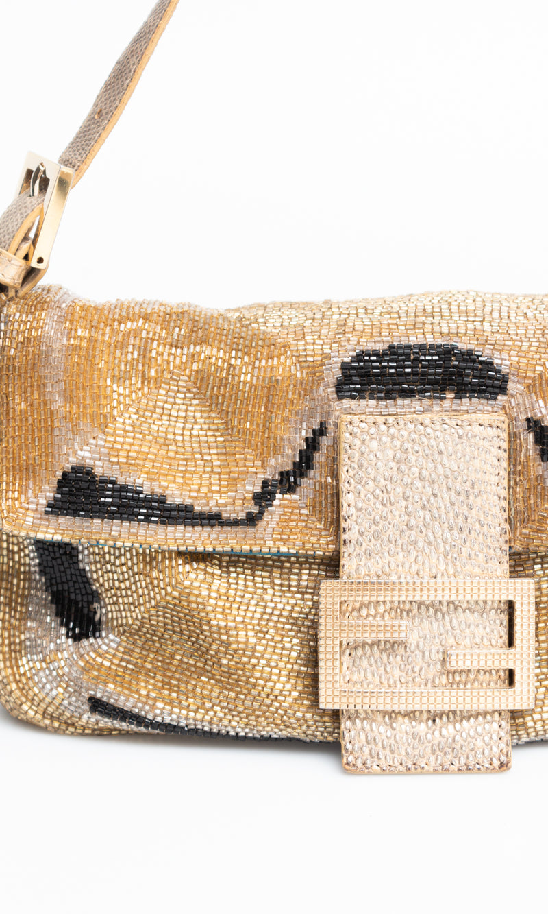 Fendi Beaded Baguette Bag