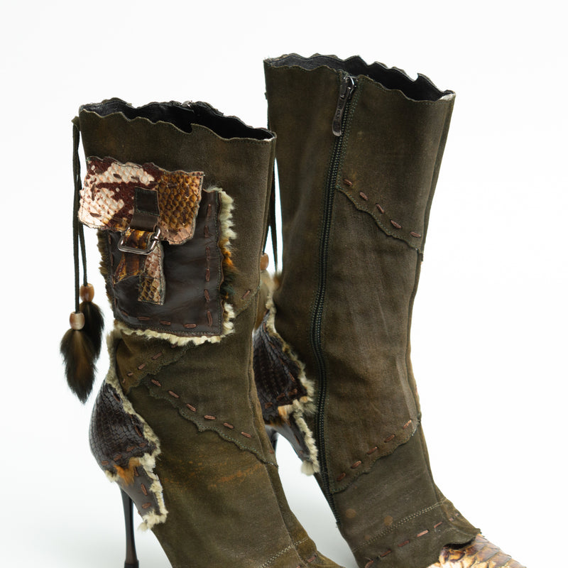 El Dante's Patchwork Boots
