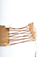 John Galliano Shearling Tassel Belt