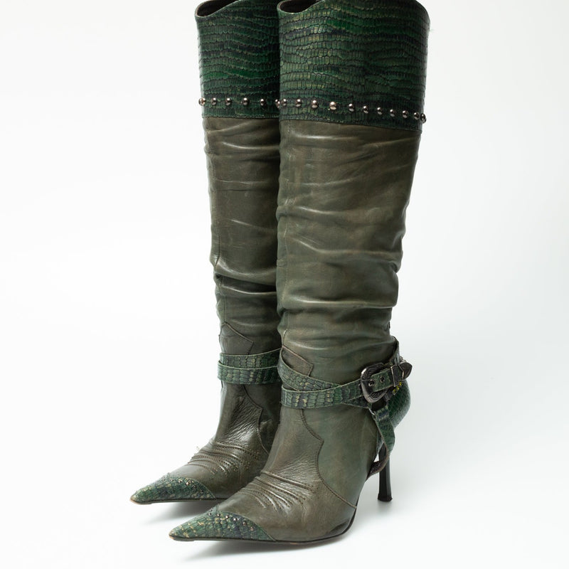 El Dante's Buckle Boots