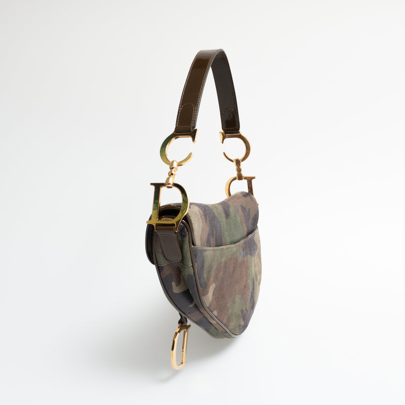 Dior Camouflage Saddle Bag