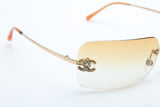 Chanel Rhinestone Sunglasses