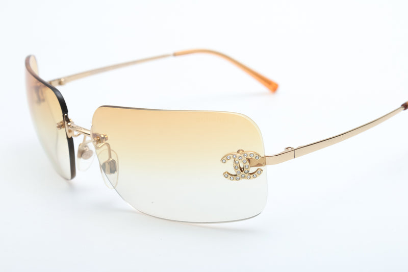Chanel Rhinestone Sunglasses