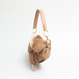 Dior Mohawk Fur Saddle Bag