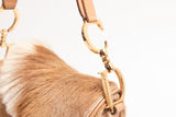 Dior Mohawk Fur Saddle Bag