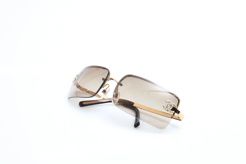Chanel Rhinestone Sunglasses