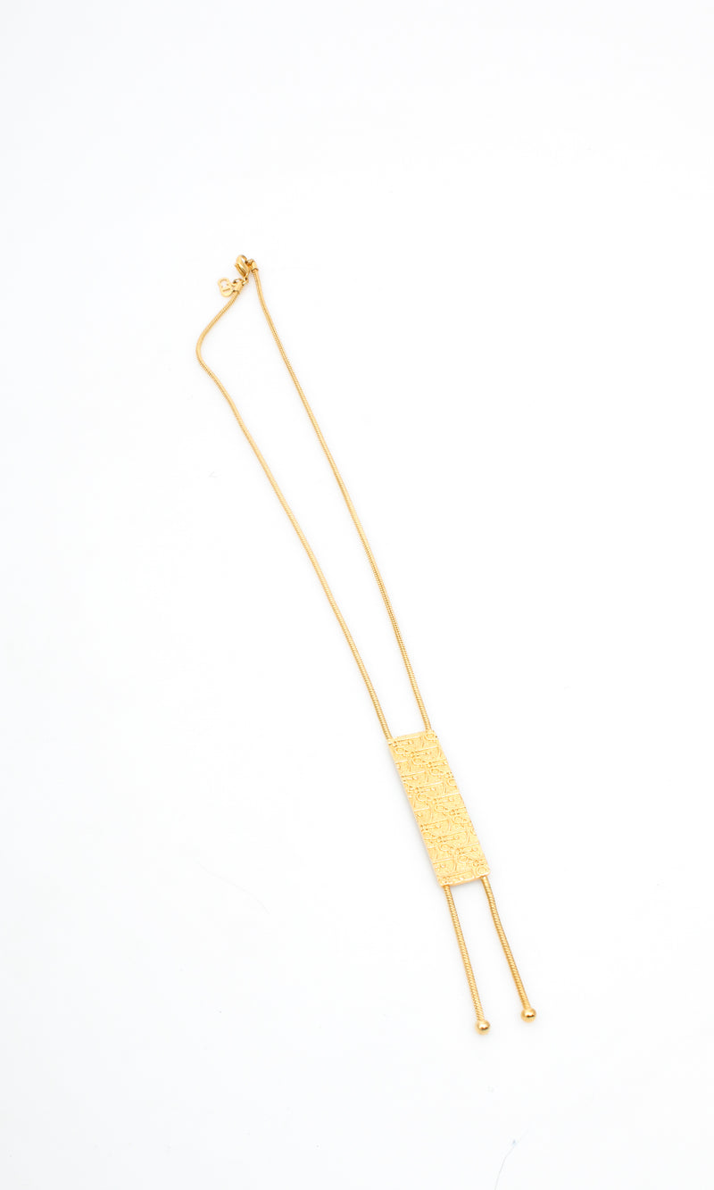 Dior Gold Trotter Necklace