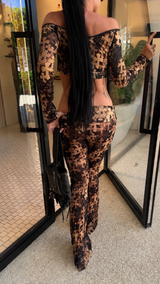 Chrome Hearts Mesh Top and Pants Set