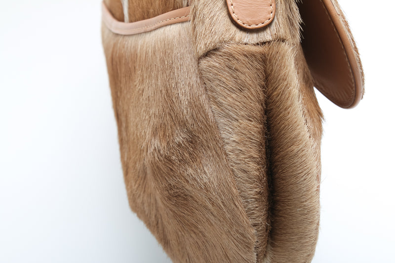 Dior Mohawk Fur Saddle Bag
