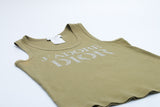Dior Rhinestone Tank Top