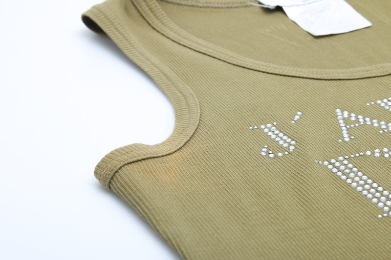 Dior Rhinestone Tank Top