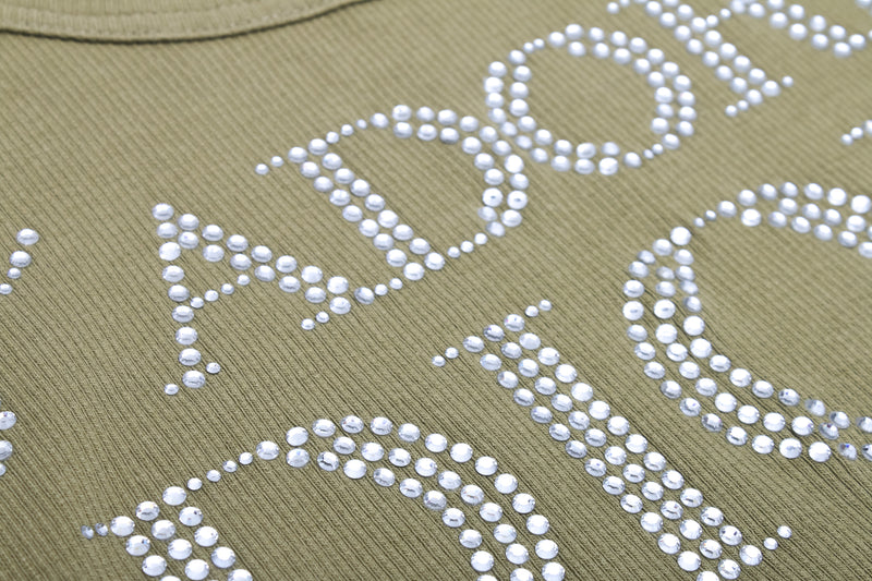 Dior Rhinestone Tank Top