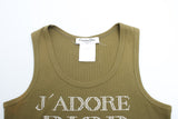 Dior Rhinestone Tank Top