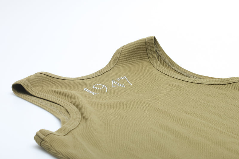 Dior Rhinestone Tank Top