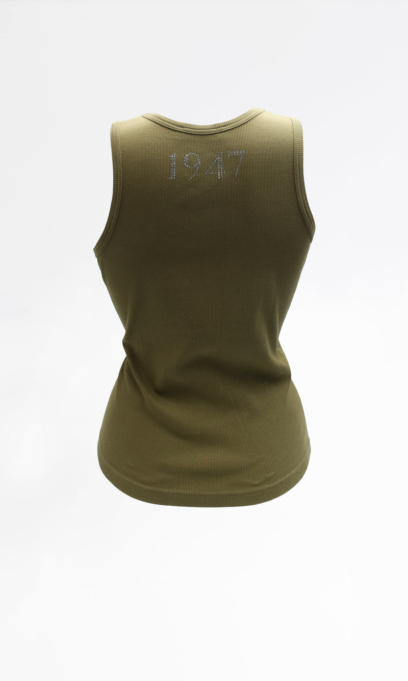 Dior Rhinestone Tank Top